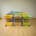ADJUSTABLE FIREBOARD MONO DESK UPPER PRIMARY