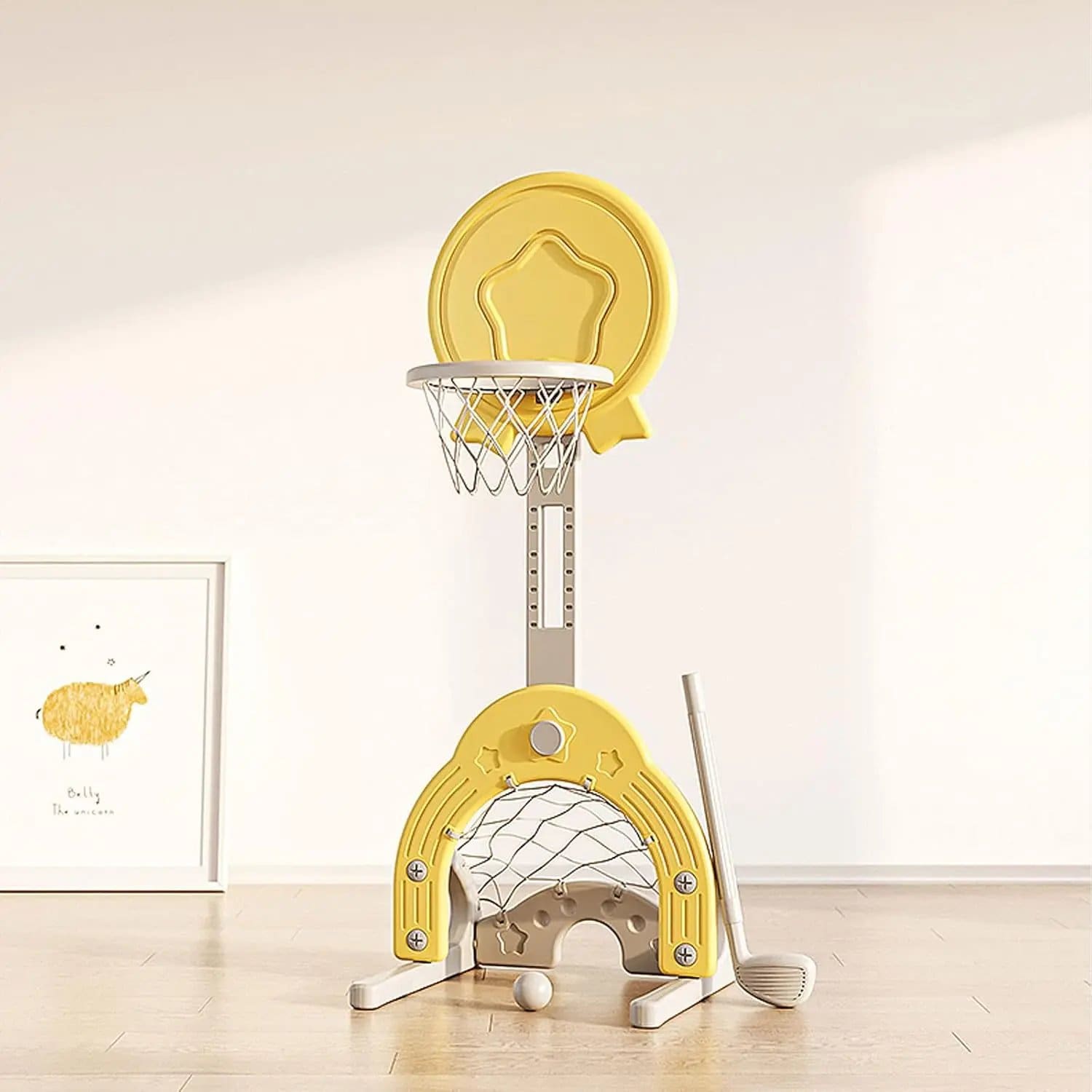 1048.Jpg Children Football, Basketball &Amp;Amp; Hockey Set - Image 1