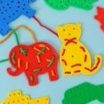 ANIMALS  HANDS-ON LACING FOR KIDS