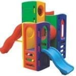KIDS OUTDOOR PLAYGROUND CLIMBING  AND SLIDING TOWER size : 340*210*182