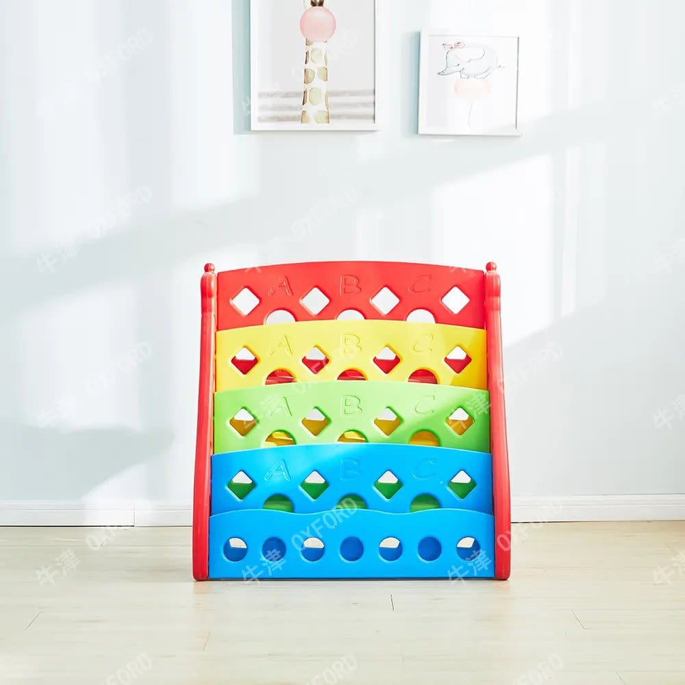 1576.Jpg Multi-Colored Abc Bookshelf Size: 80*30*100Cm - Image 1