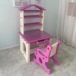 KIDS' TABLE, BOOKSHELF, AND CHAIR