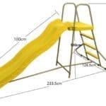 KIDS  PLAY SINGLE SLIDE, SIZE 234*127*140CM