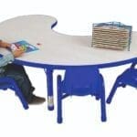 FIREBOARD ARC ADJUSTABLE TABLE SIZE: 180*90*37-60CM
