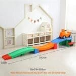 TODDLERS TRAIN SLIDE CAR SIZE: 60*35*300CM