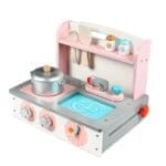 TABLETOP WOODEN PRETEND AND PLAY KITCHEN SET FOR KIDS