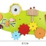 GREEN CROCODILE SENSORY WALL  ACTIVITY BOARD