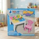 TODDLER LEGO ACTIVITY TABLE AND STOOL