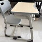 Adjustable Grey Primary Desk