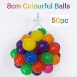 50 pcs 8cm Size colorful balls