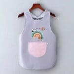 KIDS' WATERPROOF WIPE AND CLEAN APRON 8-PIECE SET