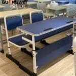 DOUBLE-SEATER FIREBOARD DESK-- PRE-ORDER ONLY